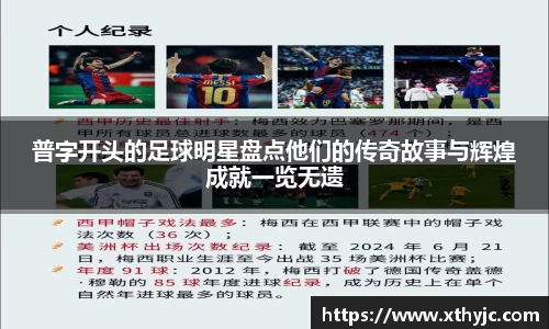 普字开头的足球明星盘点他们的传奇故事与辉煌成就一览无遗